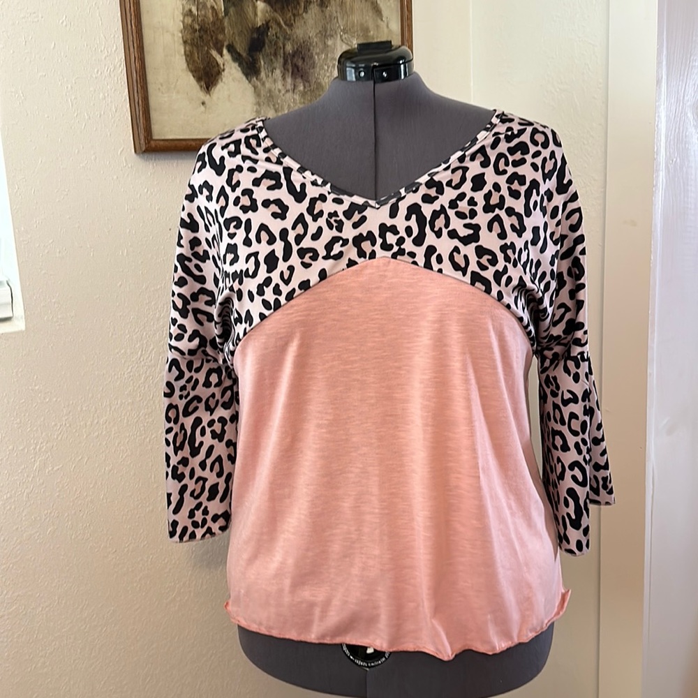 MISSLOOK Cheetah Print Blouse